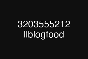 3203555212 llblogfood